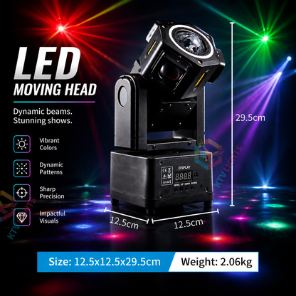 KTVLIGHTS Mini moving-head stage light suitable for DJ parties and various events-E92