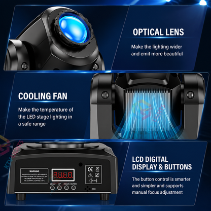 RGBW Beam Moving Head Light-E18