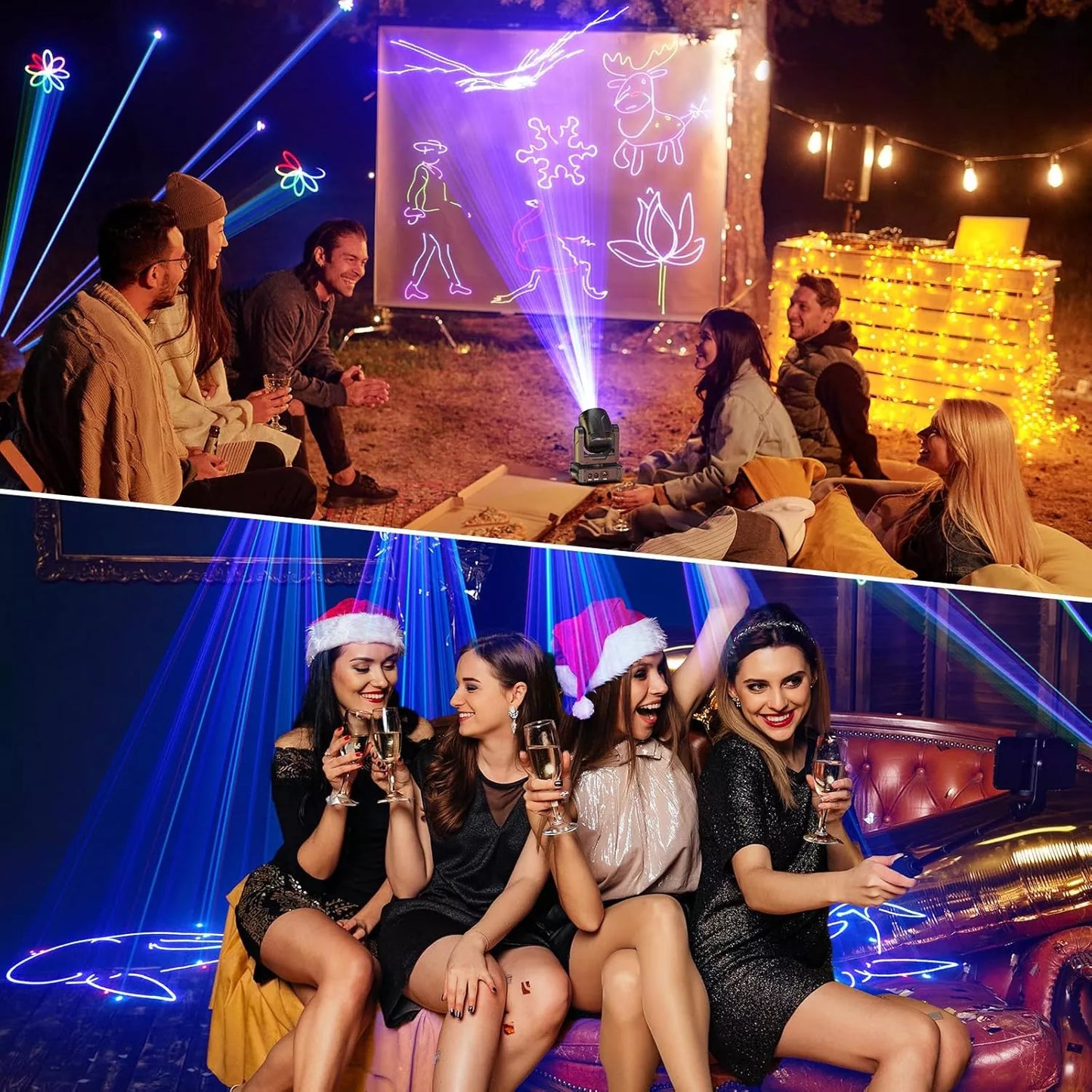 KTVLIGHTS 120W Bluetooth APP Animation Moving Head Light-A32