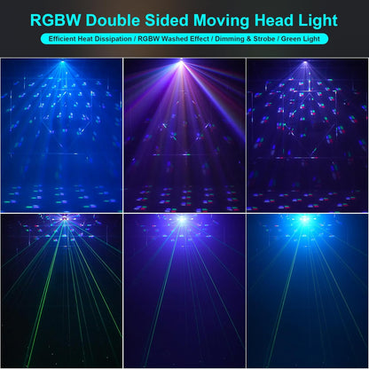 KTVLIGHTS Mini Moving Head DJ Party Stage Light Effect-E34