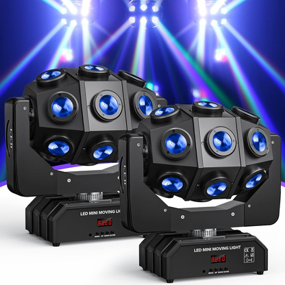 KTVLIGHTS 180W RGBW DMX512 Beam Moving Head DJ Stage Light-E33