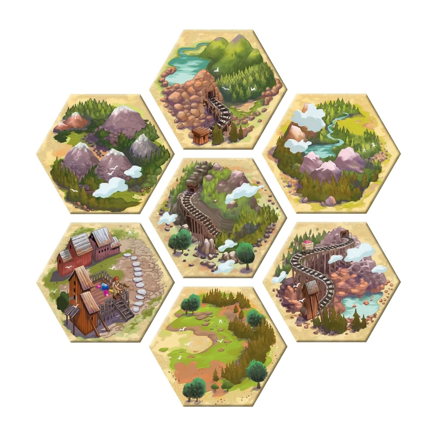 Century: Golem Edition, Eastern Mountains Board Game
