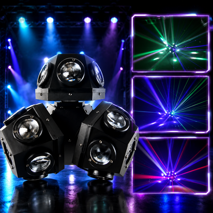 KTVLIGHTS Three Arm Moving Head Light for DJ Stage & Events-B7
