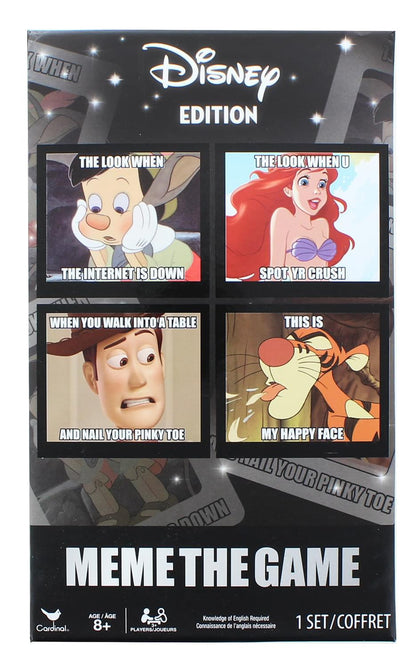 Disney Edition Meme The Game Family Card Game | For 3+ Players