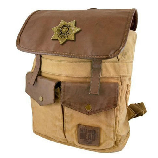 The Walking Dead Sheriff Rick Grime's Brown Backpack