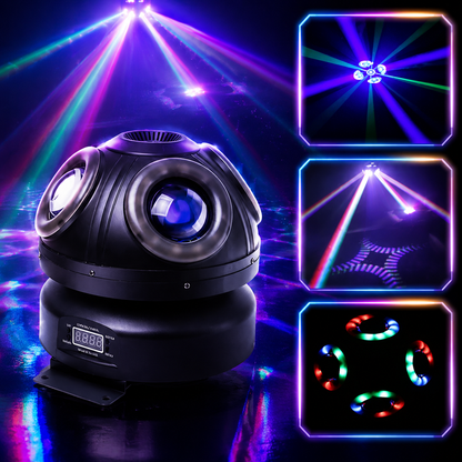 KTVLIGHTS Mushroom Laser Moving Head Light for DJs & Party Events-E13