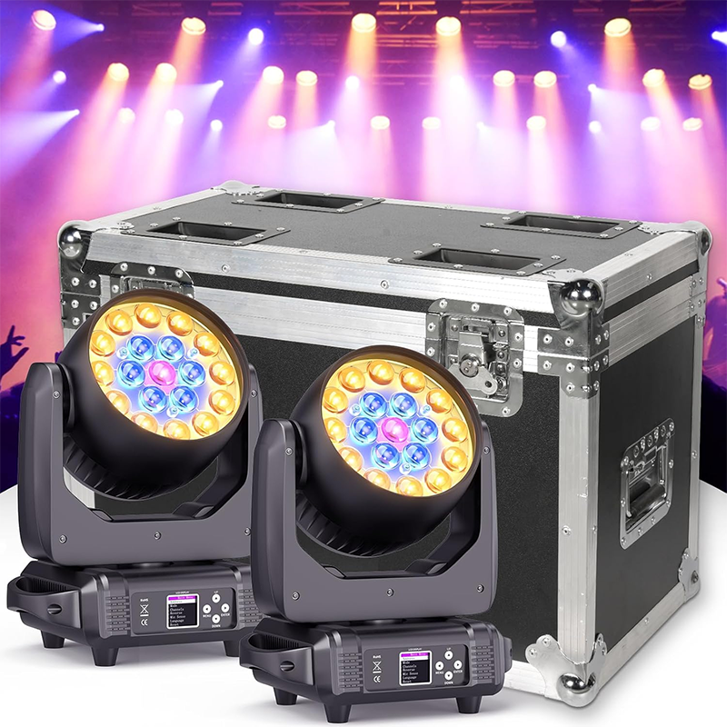 KTVLIGHTS LED 285W RGBW 19 LED Moving Head Light DJ Stage Lighting-E54