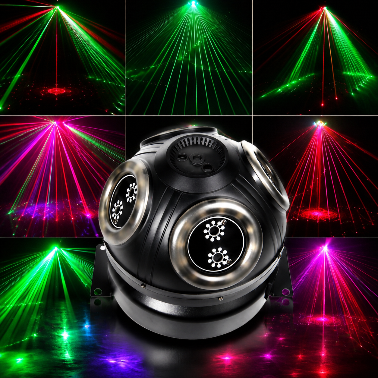 KTVLIGHTS Mushroom Laser Moving Head Light for DJs & Party Events-E13