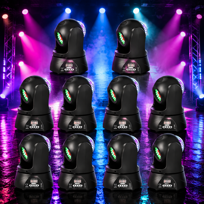 KTVLIGHTS Mini Moving Head DJ Party Stage Light Effect-E34