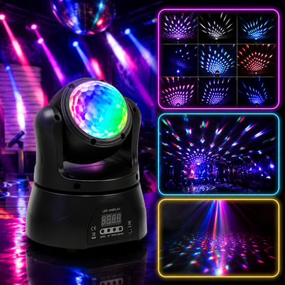 KTVLIGHTS Mini Moving Head DJ Party Stage Light Effect-E34