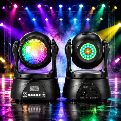 KTVLIGHTS Mini Moving Head DJ Party Stage Light Effect-E34