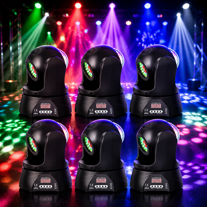 KTVLIGHTS Mini Moving Head DJ Party Stage Light Effect-E34