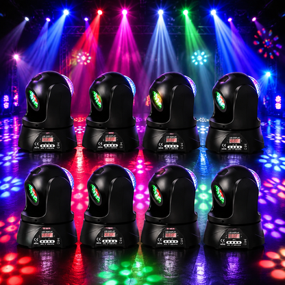 KTVLIGHTS Mini Moving Head DJ Party Stage Light Effect-E34