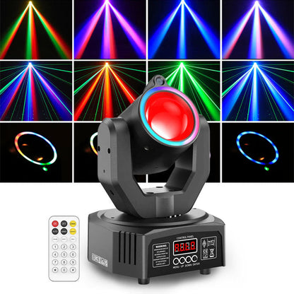 KTVLIGHTS Mini Beam Moving Head Light RGBW DJ Disco Lightingt-E39