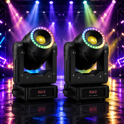 KTVLIGHTS 150W Ring Moving Head DJ Stage Light Party Effect-E52