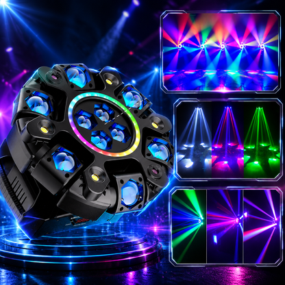 KTVLIGHTS 180W RGBW Moving Head Light DJ Stage Lighting-E53