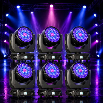 KTVLIGHTS Beam Color Zoom LED Moving Head Light DJ Party Effect-E64