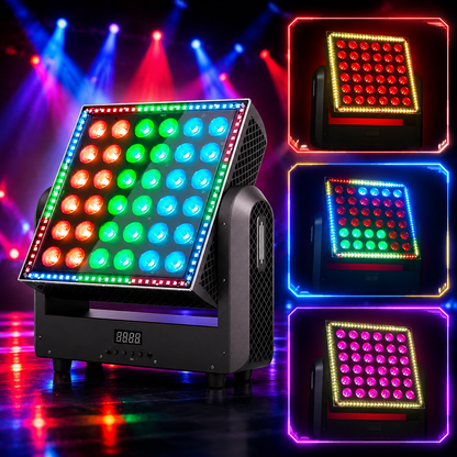 KTVLIGHTS 200W LED Strobe Moving Head Light RGBW DJ Lighting-E66
