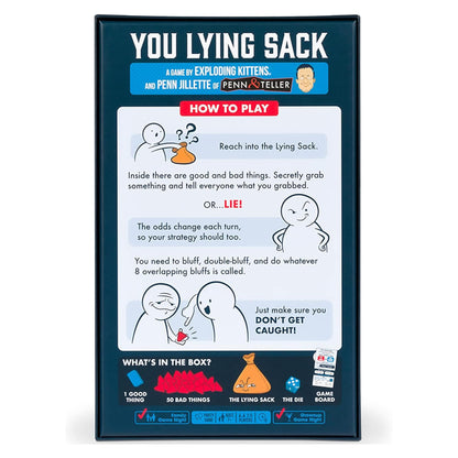 Exploding Kittens You Lying Sack Board Game