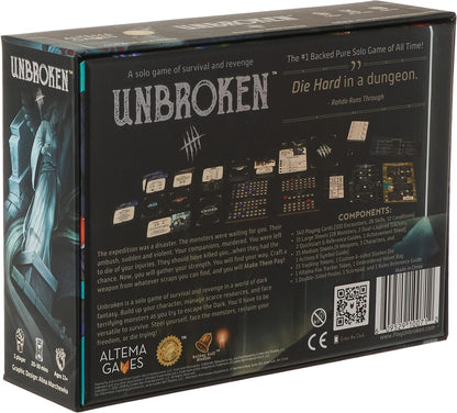 Unbroken - A Solo Card Game of Survival and Revenge