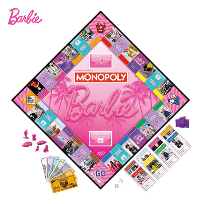 Monopoly: Barbie Edition Board Game | 2-6 Players