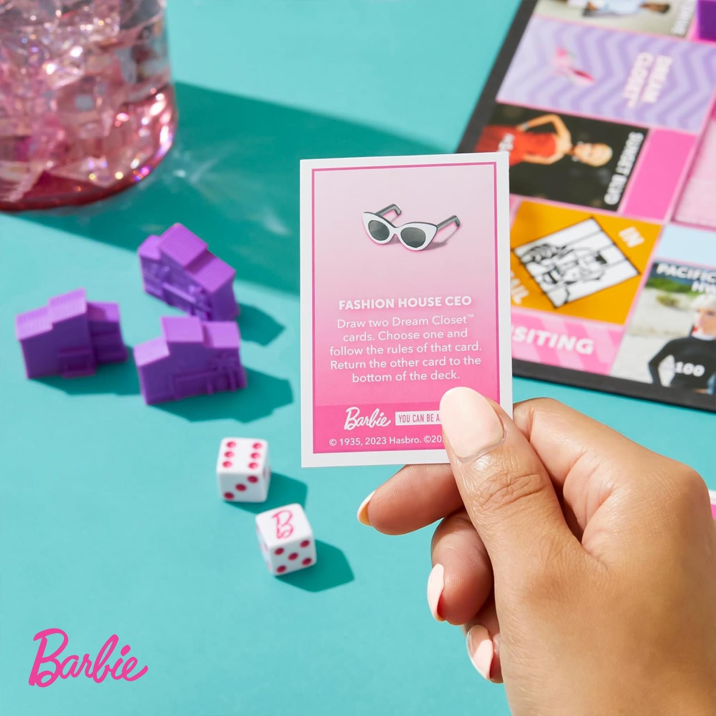 Monopoly: Barbie Edition Board Game | 2-6 Players