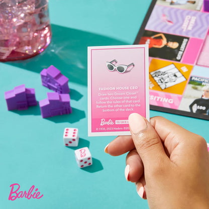 Monopoly: Barbie Edition Board Game | 2-6 Players