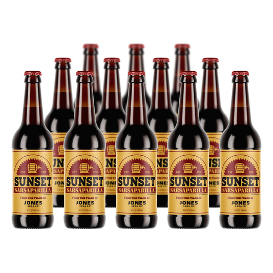 Fallout Sunset Sarsaparilla 12oz Jones Soda | 12 Pack
