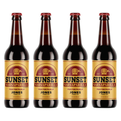 Fallout Sunset Sarsaparilla 12oz Jones Soda | 4 Pack