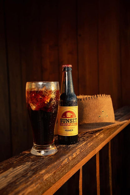 Fallout Sunset Sarsaparilla 12oz Jones Soda | 4 Pack