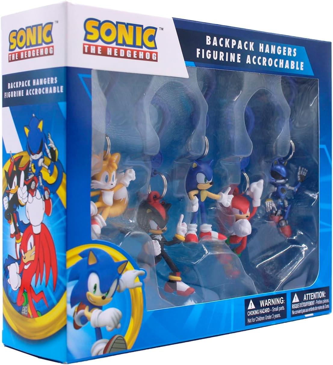 Sonic the Hedgehog 5-Piece Backpack Hanger Collectors Box