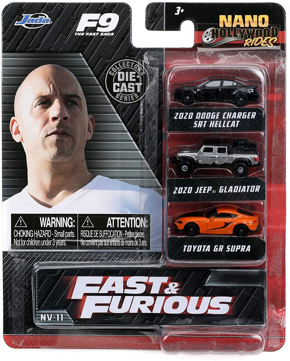 Fast and Furious 9 Nano Hollywood Rides 3-Pack | Set A