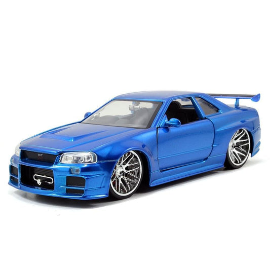 Fast & Furious 1:24 Die-Cast Vehicle: Nissan GT-R (R34)