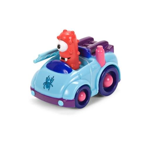 Yo Gabba Gabba 4" Figure: Muno in Blue Car