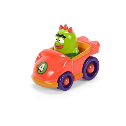 Yo Gabba Gabba 4" Muno, Plex, Brobee Figure Vehicles: Case of 9