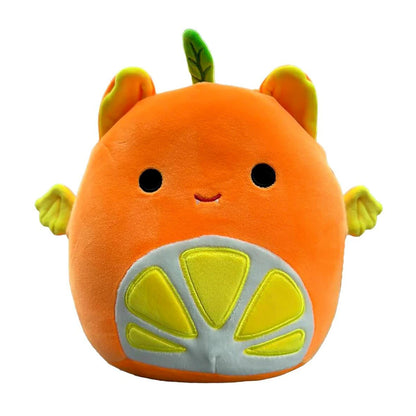Squishmallows Blacklight Squad 8 Inch Plush | Barnet The Orange Fruit Bat