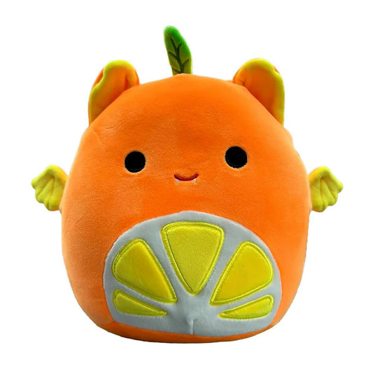 Squishmallows Blacklight Squad 8 Inch Plush | Barnet The Orange Fruit Bat