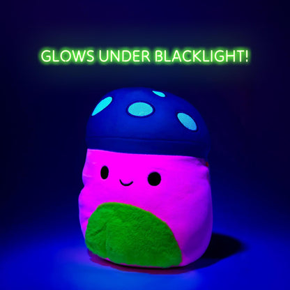 Squishmallows Blacklight Squad 8 Inch Plush | Randall The Mushroom