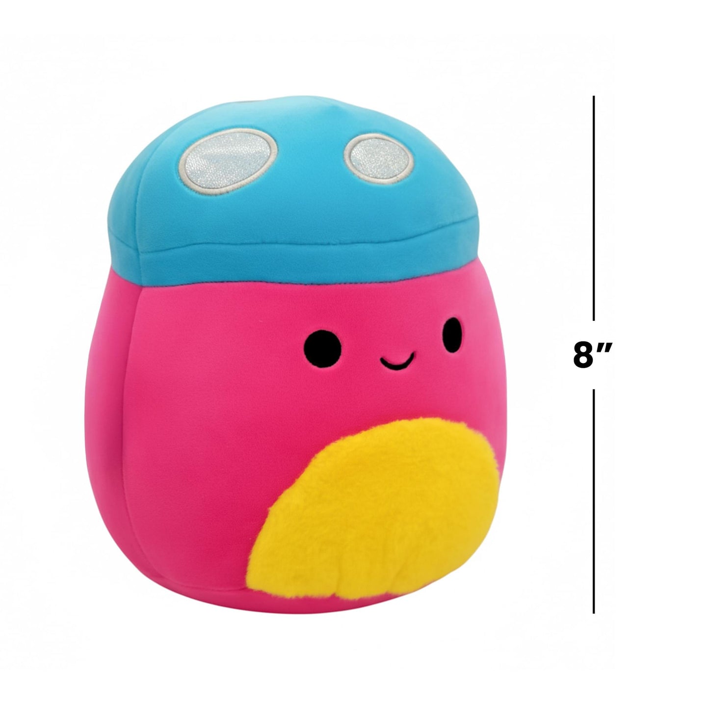 Squishmallows Blacklight Squad 8 Inch Plush | Randall The Mushroom