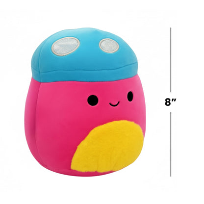 Squishmallows Blacklight Squad 8 Inch Plush | Randall The Mushroom