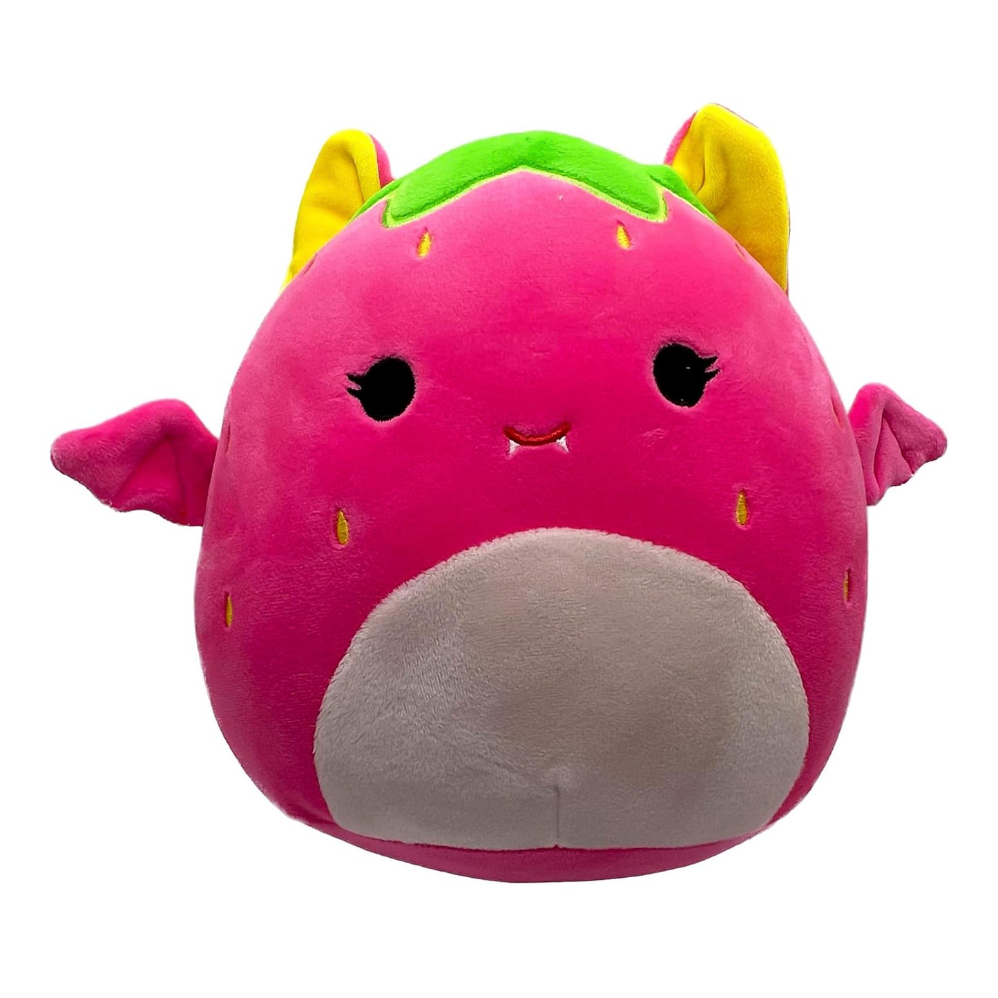Squishmallows Blacklight Squad 8 Inch Plush | Gwendolyn The Strawberry Fruit Bat