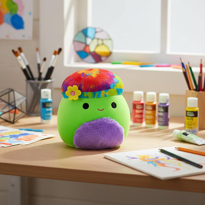 Squishmallows Blacklight Squad 8 Inch Plush | Garo The Mushroom