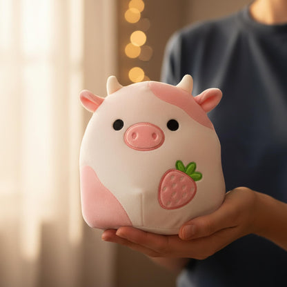 Squishmallows 8 Inch Plush | Reshma The Strawberry Cow