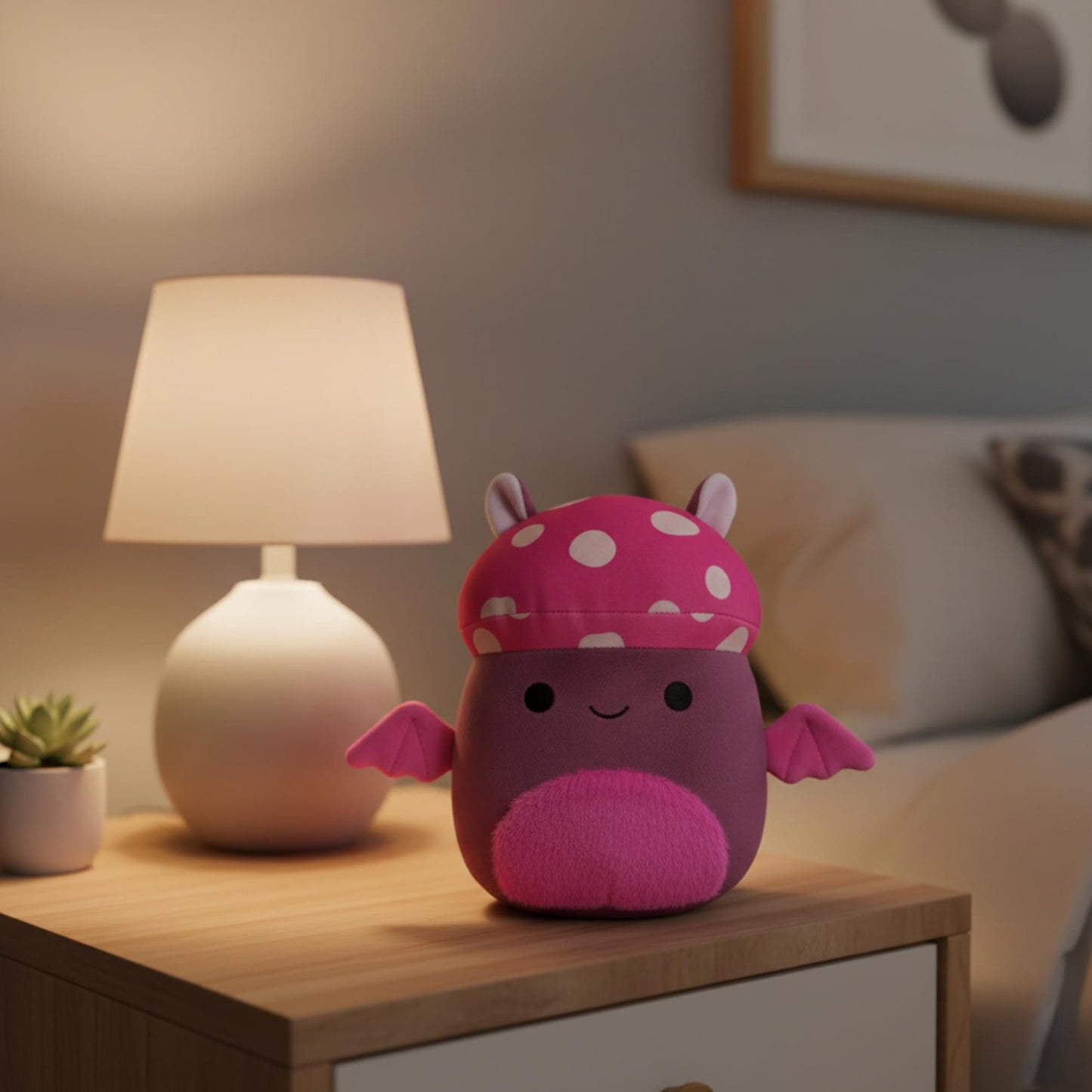 Squishmallows 8 Inch Plush | Cosimo The Mushroom Bat