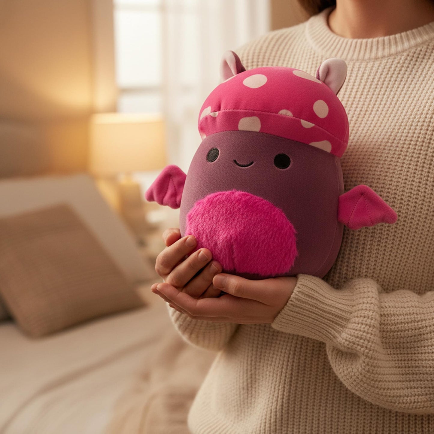 Squishmallows 8 Inch Plush | Cosimo The Mushroom Bat