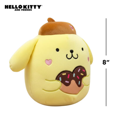 Squishmallows X Sanrio 8 Inch Plush | Valentine Pompompurin