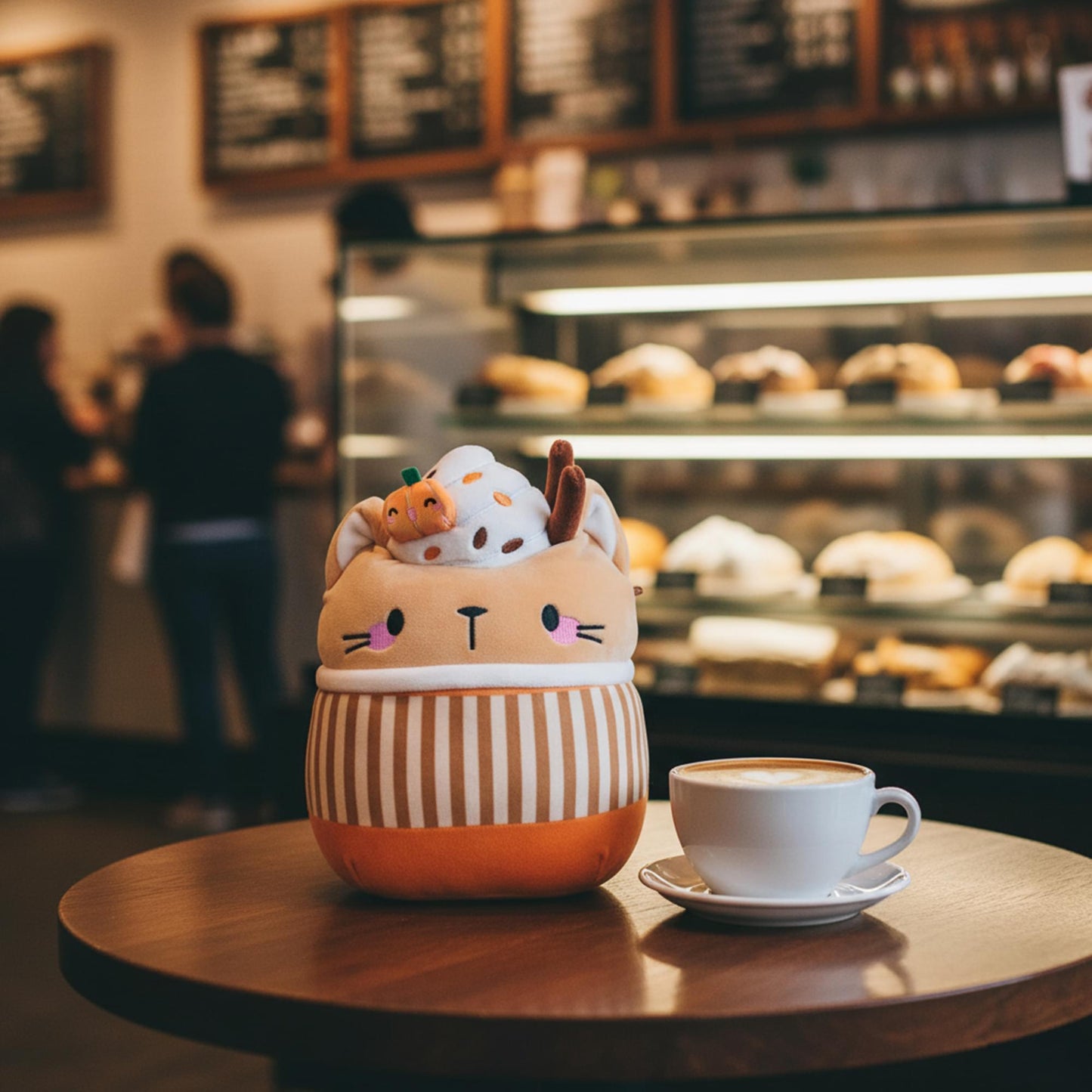 Squishmallows 8 Inch Plush | Cinda The Pumpkin Spice Latte Cat