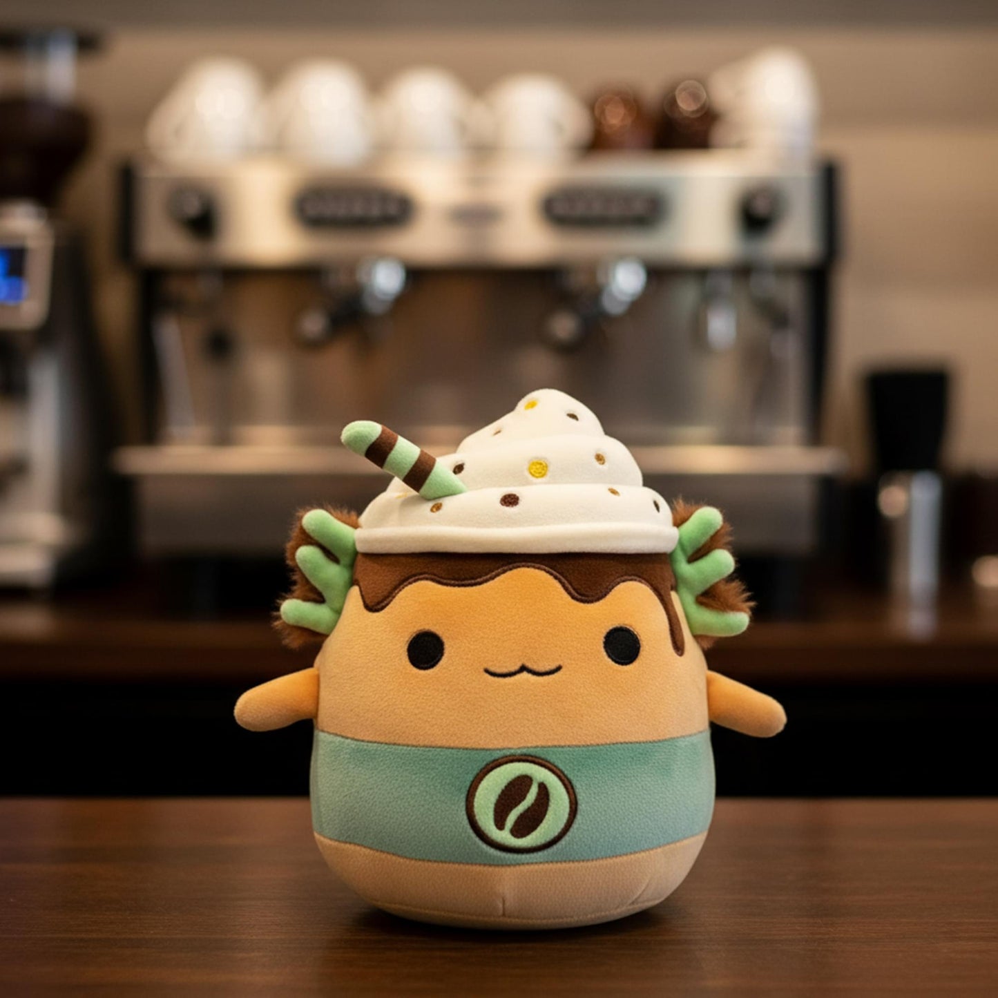 Squishmallows 8 Inch Plush | Nakobe The Latte Axolotl
