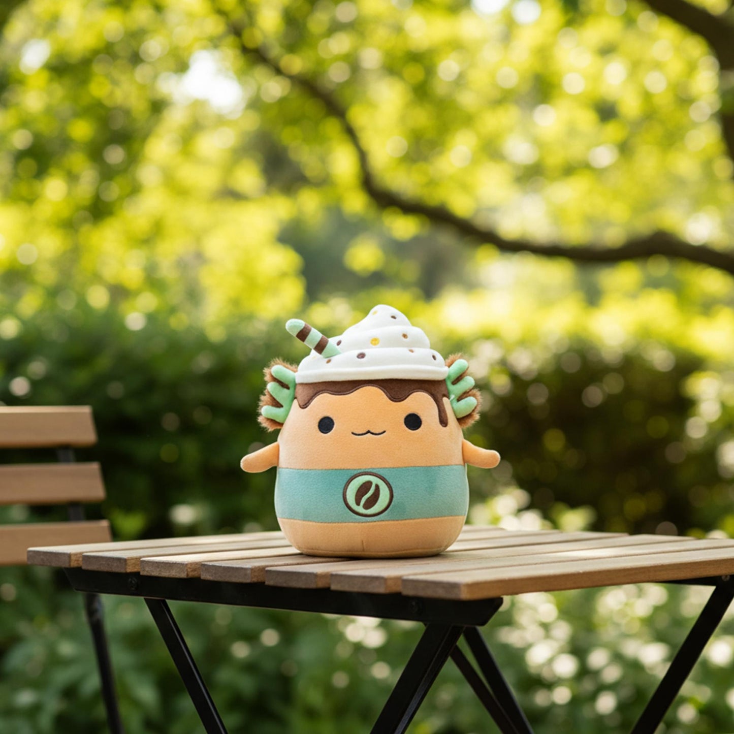 Squishmallows 8 Inch Plush | Nakobe The Latte Axolotl