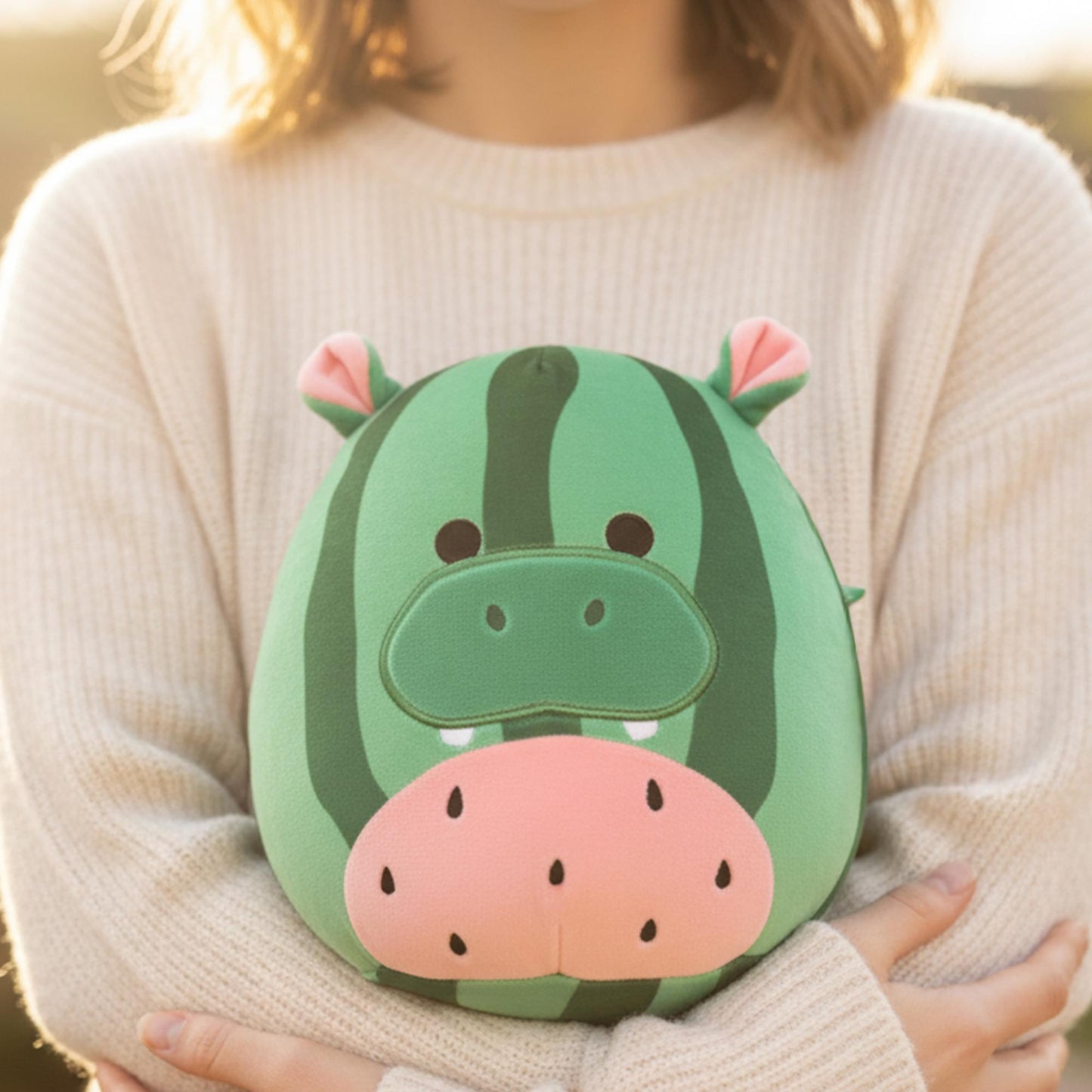 Squishmallows 8 Inch Plush | Damaris The Watermelon Hippo
